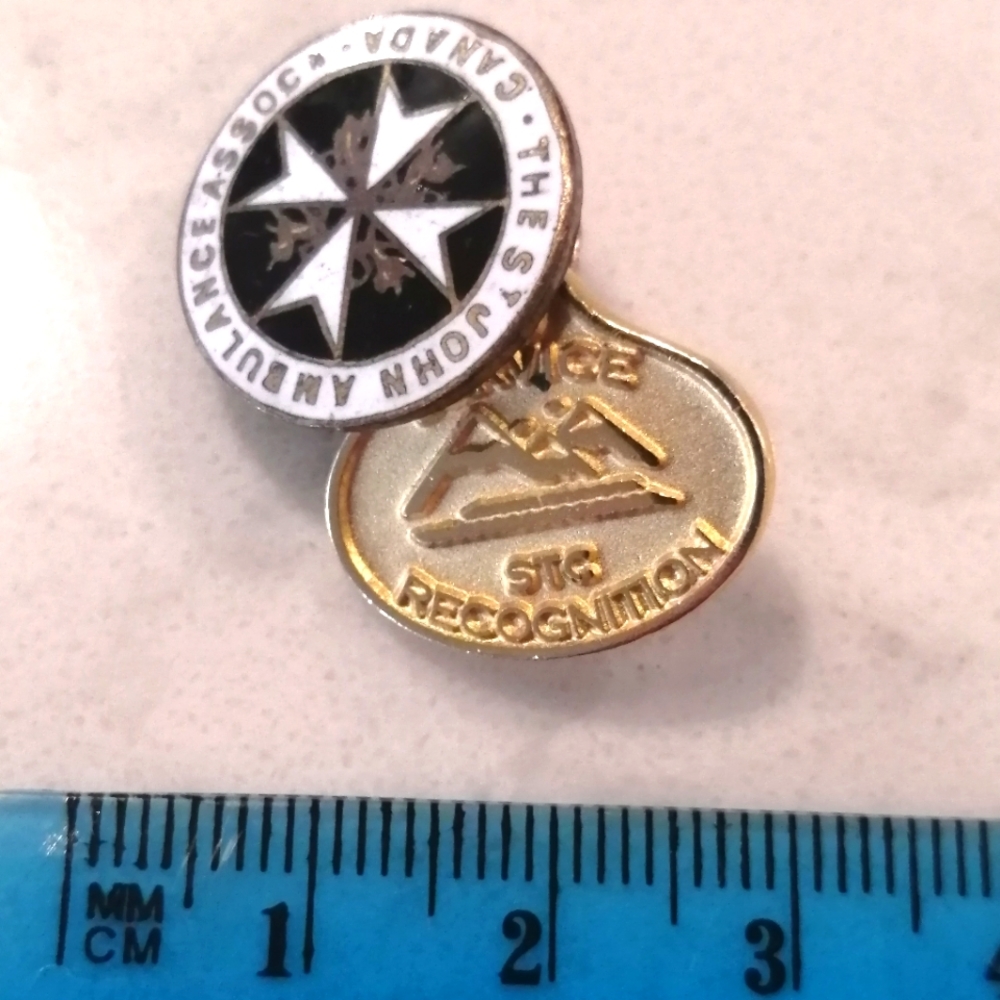 St John Ambulance vintage collectable pin